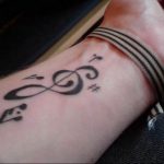 Фото тату любовь к музыке 15.06.2019 №013 - tattoo love of music - tatufoto.com