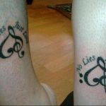 Фото тату любовь к музыке 15.06.2019 №017 - tattoo love of music - tatufoto.com