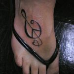 Фото тату любовь к музыке 15.06.2019 №019 - tattoo love of music - tatufoto.com