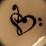 Фото тату любовь к музыке 15.06.2019 №028 - tattoo love of music - tatufoto.com