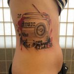 Фото тату любовь к музыке 15.06.2019 №034 - tattoo love of music - tatufoto.com
