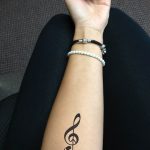 Фото тату любовь к музыке 15.06.2019 №038 - tattoo love of music - tatufoto.com