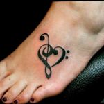 Фото тату любовь к музыке 15.06.2019 №042 - tattoo love of music - tatufoto.com