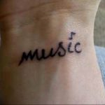 Фото тату любовь к музыке 15.06.2019 №049 - tattoo love of music - tatufoto.com