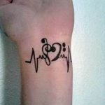 Фото тату любовь к музыке 15.06.2019 №064 - tattoo love of music - tatufoto.com