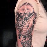 Фото тату любовь к музыке 15.06.2019 №065 - tattoo love of music - tatufoto.com
