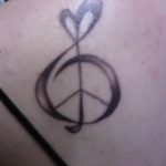Фото тату любовь к музыке 15.06.2019 №066 - tattoo love of music - tatufoto.com
