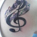 Фото тату любовь к музыке 15.06.2019 №069 - tattoo love of music - tatufoto.com
