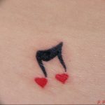 Фото тату любовь к музыке 15.06.2019 №085 - tattoo love of music - tatufoto.com