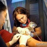 Фото тату мастер девушка 18.06.2019 №027 - tattoo master woman - tatufoto.com