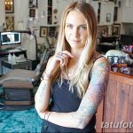 Фото тату мастер девушка 18.06.2019 №028 - tattoo master woman - tatufoto.com