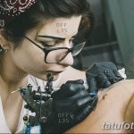 Фото тату мастер девушка 18.06.2019 №038 - tattoo master woman - tatufoto.com