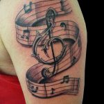 Фото тату музыка на руку 15.06.2019 №002 - tattoo music on his arm - tatufoto.com