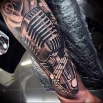 Фото тату музыка на руку 15.06.2019 №010 - tattoo music on his arm - tatufoto.com