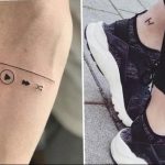 Фото тату музыка на руку 15.06.2019 №024 - tattoo music on his arm - tatufoto.com
