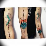 Фото тату музыка на руку 15.06.2019 №030 - tattoo music on his arm - tatufoto.com