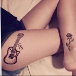 Фото тату музыка на руку 15.06.2019 №046 - tattoo music on his arm - tatufoto.com