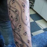 Фото тату музыка на руку 15.06.2019 №048 - tattoo music on his arm - tatufoto.com