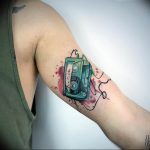 Фото тату музыка на руку 15.06.2019 №073 - tattoo music on his arm - tatufoto.com