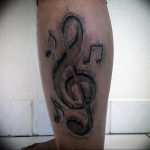Фото тату музыка на руку 15.06.2019 №084 - tattoo music on his arm - tatufoto.com