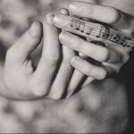 Фото тату музыка черный 15.06.2019 №018 - music tattoos black - tatufoto.com