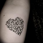 Фото тату музыка черный 15.06.2019 №032 - music tattoos black - tatufoto.com