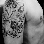 Фото тату музыка черный 15.06.2019 №049 - music tattoos black - tatufoto.com