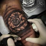 Фото тату музыка черный 15.06.2019 №051 - music tattoos black - tatufoto.com