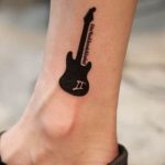 Фото тату музыка черный 15.06.2019 №057 - music tattoos black - tatufoto.com