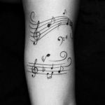 Фото тату музыка черный 15.06.2019 №059 - music tattoos black - tatufoto.com