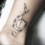 Фото тату музыка черный 15.06.2019 №062 - music tattoos black - tatufoto.com