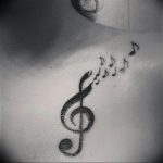 Фото тату музыка черный 15.06.2019 №087 - music tattoos black - tatufoto.com