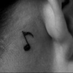 Фото тату музыка черный 15.06.2019 №090 - music tattoos black - tatufoto.com