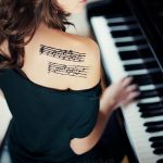 Фото тату музыка черный 15.06.2019 №098 - music tattoos black - tatufoto.com
