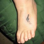 Фото тату музыка черный 15.06.2019 №100 - music tattoos black - tatufoto.com