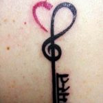 Фото тату музыка четкая 15.06.2019 №002 - tattoo music clear - tatufoto.com