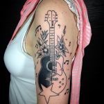 Фото тату музыка четкая 15.06.2019 №009 - tattoo music clear - tatufoto.com