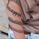 Фото тату музыка четкая 15.06.2019 №025 - tattoo music clear - tatufoto.com