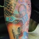 Фото тату музыкальная тематика 15.06.2019 №012 - tattoos music theme - tatufoto.com