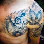 Фото тату музыкальная тематика 15.06.2019 №016 - tattoos music theme - tatufoto.com