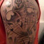 Фото тату музыкальная тематика 15.06.2019 №024 - tattoos music theme - tatufoto.com