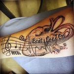 Фото тату музыкальная тематика 15.06.2019 №030 - tattoos music theme - tatufoto.com