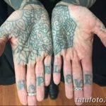 Фото тату на ладони 11.06.2019 №006 - tattoo on the palm - tatufoto.com
