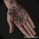 Фото тату на ладони 11.06.2019 №057 - tattoo on the palm - tatufoto.com
