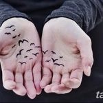 Фото тату на ладони 11.06.2019 №091 - tattoo on the palm - tatufoto.com