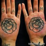 Фото тату на ладони 11.06.2019 №100 - tattoo on the palm - tatufoto.com