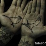 Фото тату на ладони 11.06.2019 №123 - tattoo on the palm - tatufoto.com