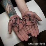Фото тату на ладони 11.06.2019 №138 - tattoo on the palm - tatufoto.com