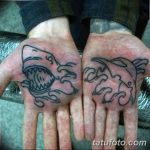 Фото тату на ладони 11.06.2019 №175 - tattoo on the palm - tatufoto.com