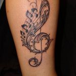 Фото тату на тему музыка 15.06.2019 №003 - music tattoos - tatufoto.com
